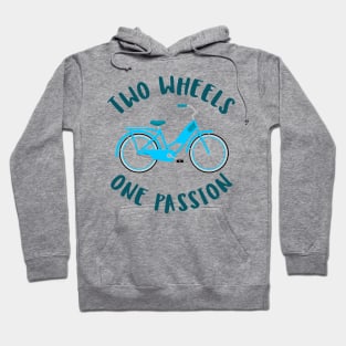 two wheels one passion Hoodie